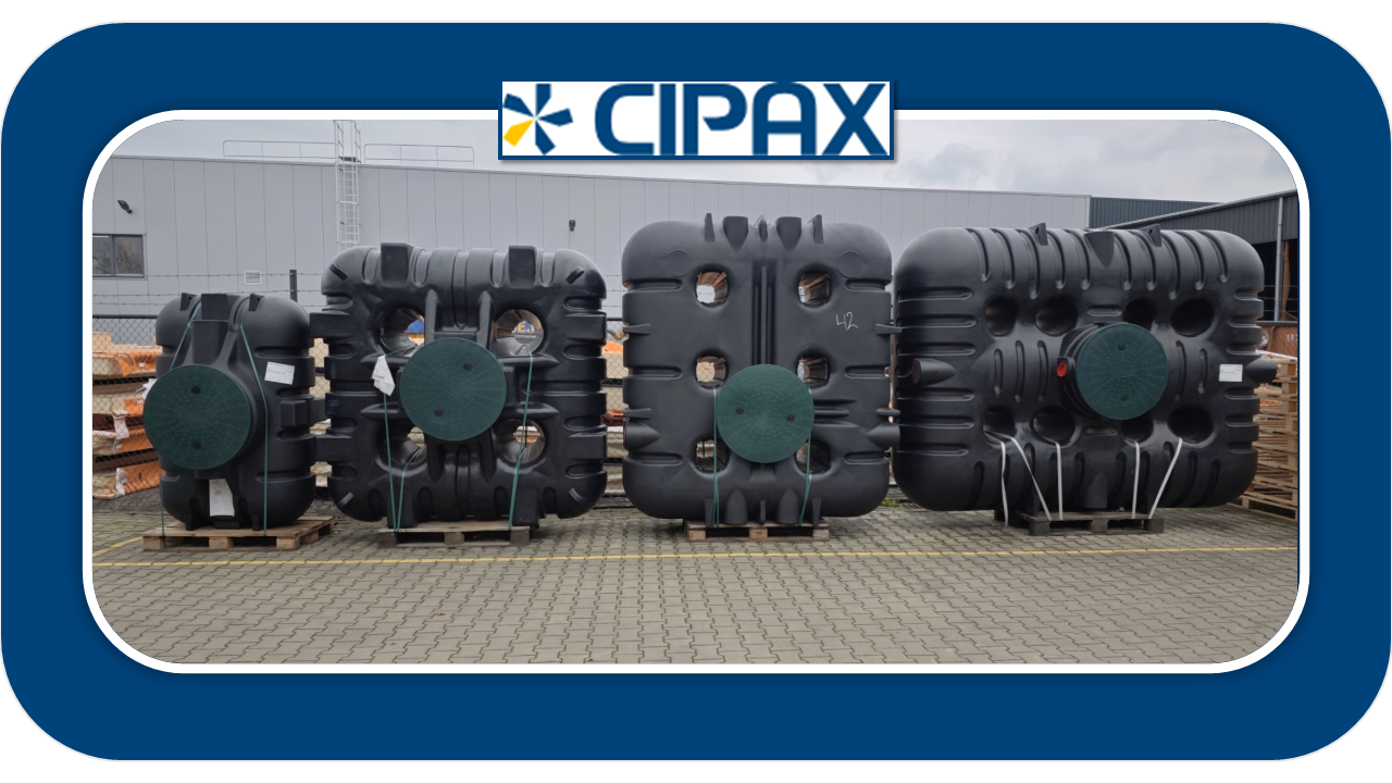 Cipax Flachzisternen und Tanks