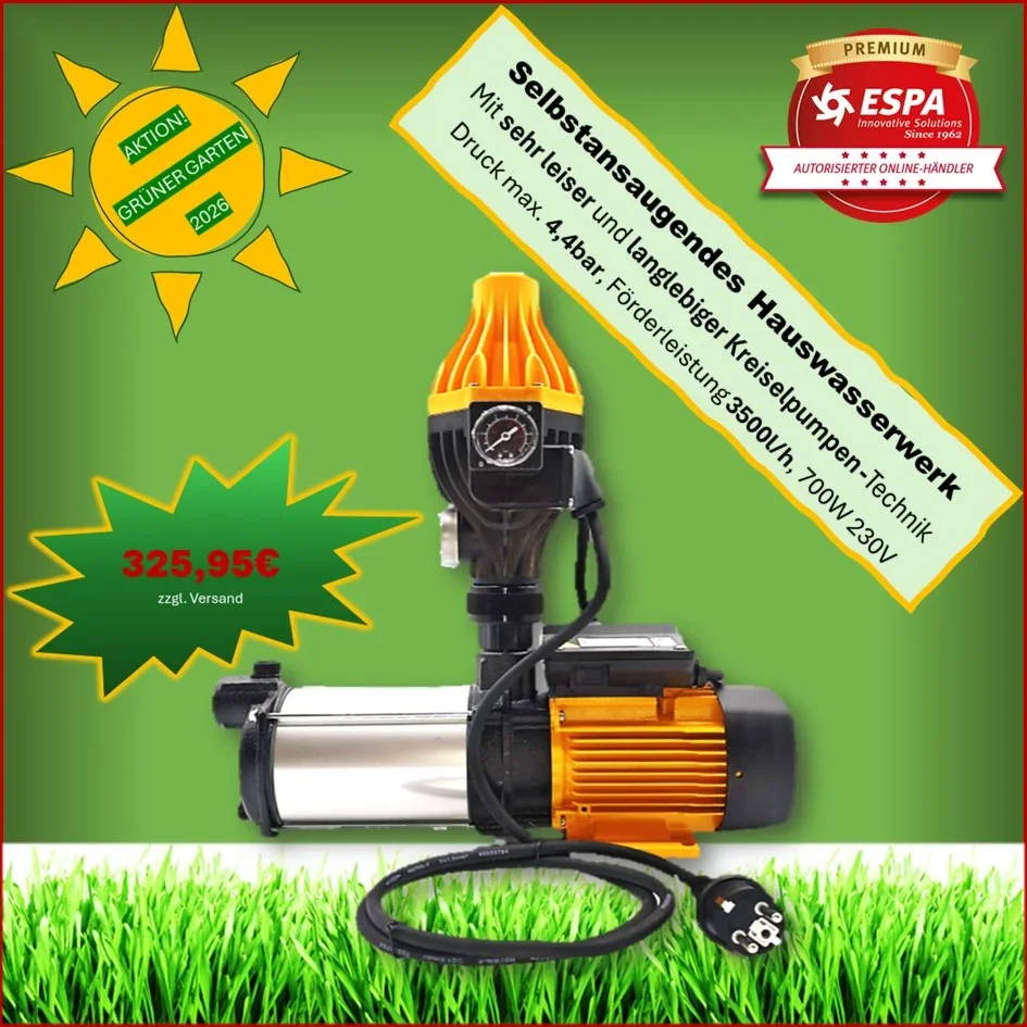  Aspir 15-4 Hauswasserwerk  NUR 325,95 