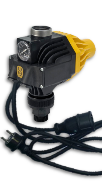 ESPA Pressdrive 05 Druckschalter IA 1" Duchgang mit Stecker verkabelt 230V