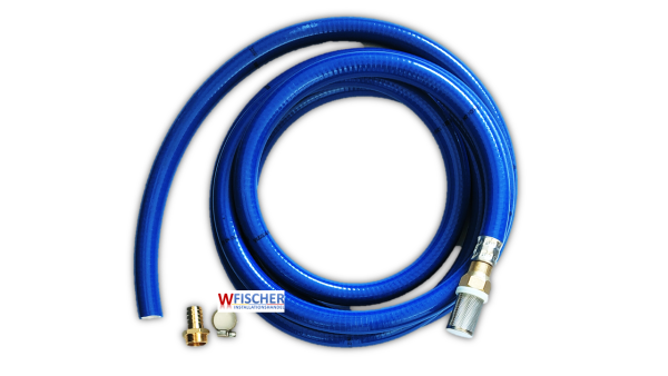 Pumpen Anschluss SET Kreisel u. Jetpumpen Unterdruck-Saugschlauch 1" Set 8m für  Sieb mit RV
