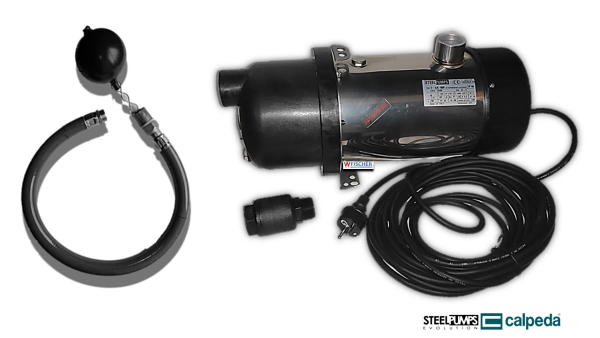 Calpeda X-AJE 80 P Automatikpumpen SET Steelpumps Hauswasserwerk mit schwimmender Entnahme