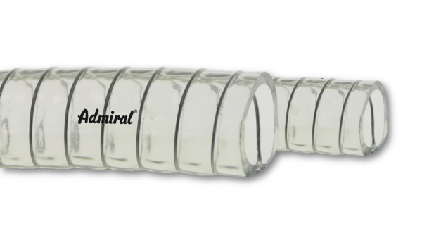 AdmiVin PVC Spiral Saug- Druckschlauch 25x4,0mm (Rolle: 60m)