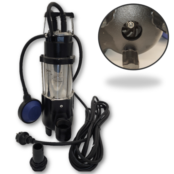 Baico RQ-Drafex14-8 230V Vortex Schmutzwasser Tauchpumpe m. Schwimmerschalter