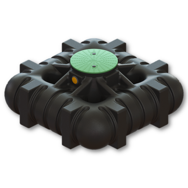 Cipax Flachzisterne 3000L Inkl. Schachtabdeckung Höhe 1m 190KG