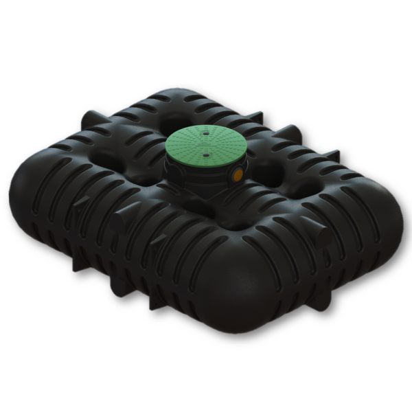 Cipax Flachzisterne 6000L Inkl. Schachtabdeckung Höhe 1,175m 328KG