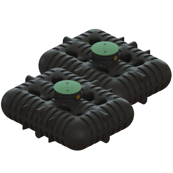 Cipax Flachzisterne 12.000L Inkl. Schachtabdeckung Höhe 1,175m 2x 328KG