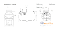 ECO-Nautilus PE Zisterne 3300l inkl. Filter und Siphon 118KG