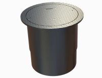 Nautilus Telekopdomschacht 50-75cm befahrbar bis 3,5t schwarz