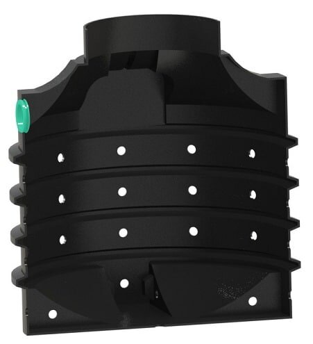 Nautilus PE Wassersickerschacht 1000l Ozeanis DN 100 Zulauf