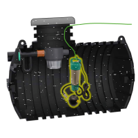 Zisterne Komplet-Set Eco PE 3300l inkl. Filter und Siphon...