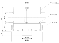 Intewa PLURAFIT Filter mit Filtersieb, Tankeinbau mit...